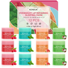 KONEUK lip sleeping mask mint jar for overnight hydration.