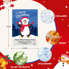 KONEUK reindeer themed mask, ideal for gifting during the holidays and moisturizing care.