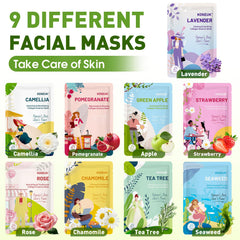 KONEUK Seaweed face mask supports moisture balance and smooth texture.
