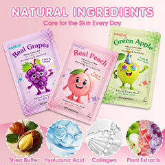 KONEUK teens gift ready fruit masks for birthdays and spa moments
