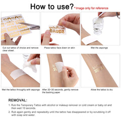 Konsait waterproof tattoos stay vivid at pool, beach, or bath.