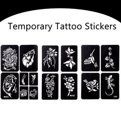 Koogel tattoo stencil pack simplifies DIY body art with easy pattern application.