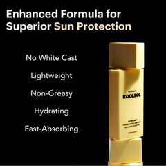 KOOLSOL centella and aloe hydrate for a calm, refreshed feel.