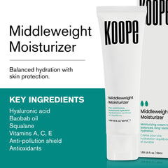 Koope Middleweight Face Cream jar front showing fragrance-free vegan packaging