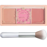 Kootinn 3-color matte pink blush palette closed offers natural color options for daily looks