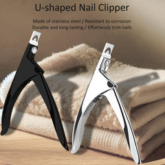 Close up of ergonomic curved handle reducing hand fatigue during manicures