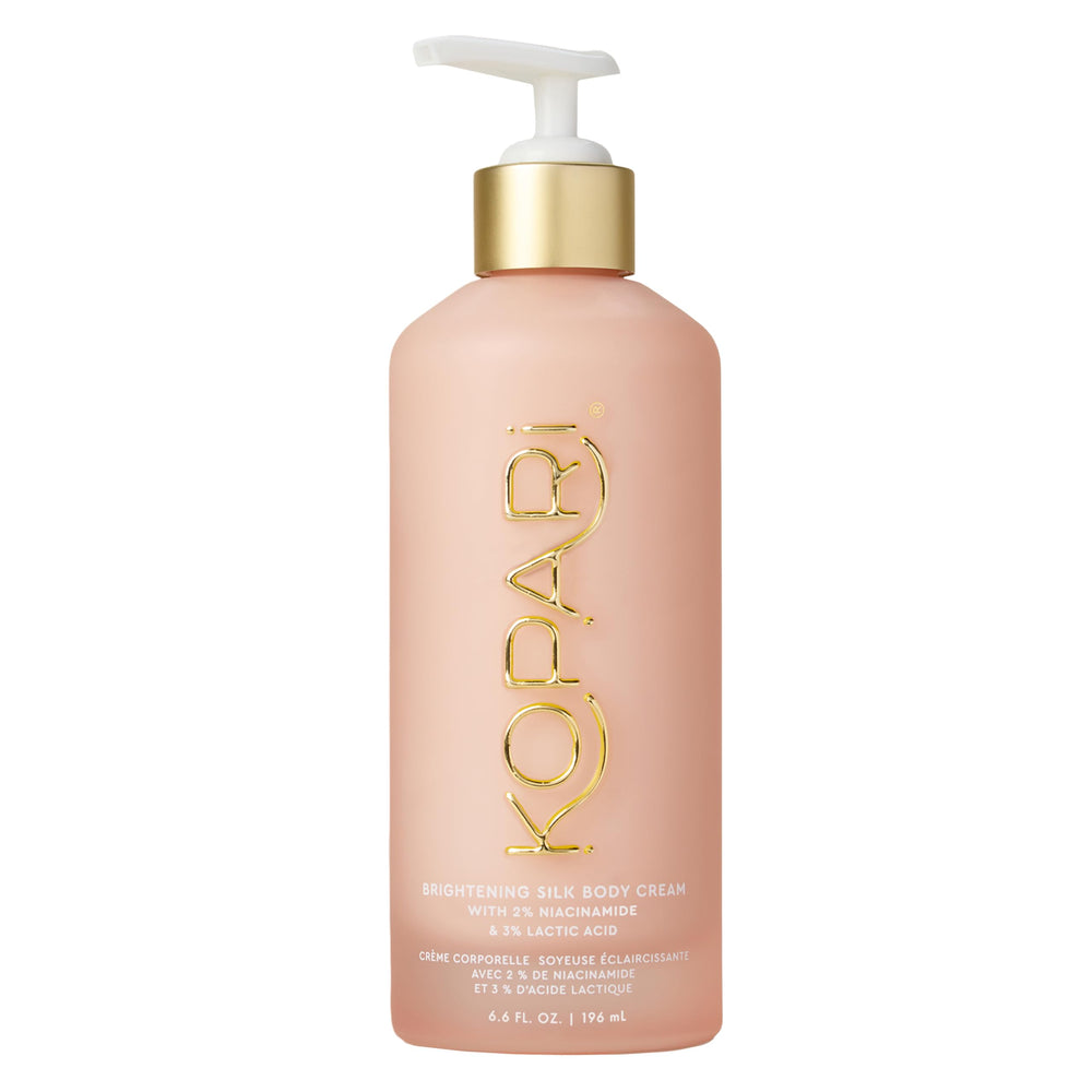 Kopari Brightening Silk Body Cream outer packaging with brand logo