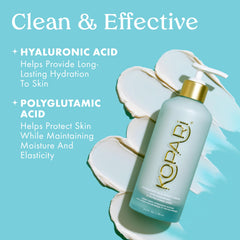 Bottle cap and label of Kopari Hydrating Silk Body Cream