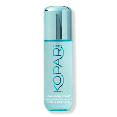 Kopari Kaanapali Coast mist bottle close-up highlighting creamy coconut scent
