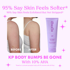 Kopari KP Body Bumps ingredients green tea soothe irritation and provide antioxidant support.