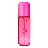 Kopari Pink Guava Mist bottle shows tropical fragrance for hair and skin.