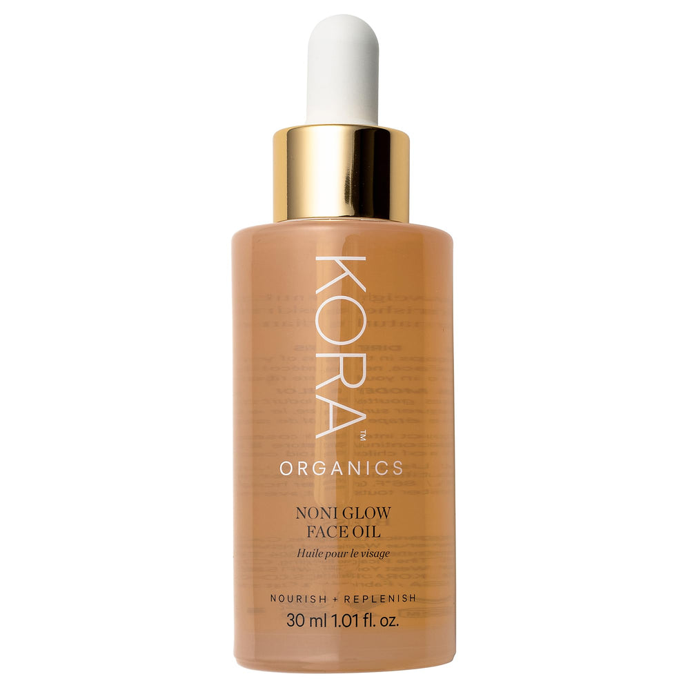 KORA Organics Noni Glow bottle pour for hydrating radiance