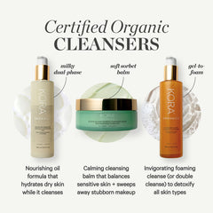 KORA Organics Turmeric Glow Foaming Cleanser features turmeric, noni, and aloe for balanced cleansing.