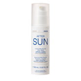 KORRES Greek Yoghurt Cooling After Sun Gel on the face for refreshing hydration