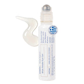 KORRES Greek Yoghurt Wide Awake Eye Gel roller in use for refreshing depuff