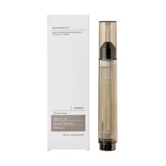 Application mains sur le contour des yeux avec le sérum Korres Pin Noir 3D Lift.