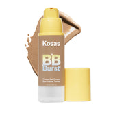 Kosas BB Burst bottle showcases a hydrating tinted gel with buildable coverage.