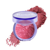 Kosas Blush is Life close-up shows baked texture for radiant flush