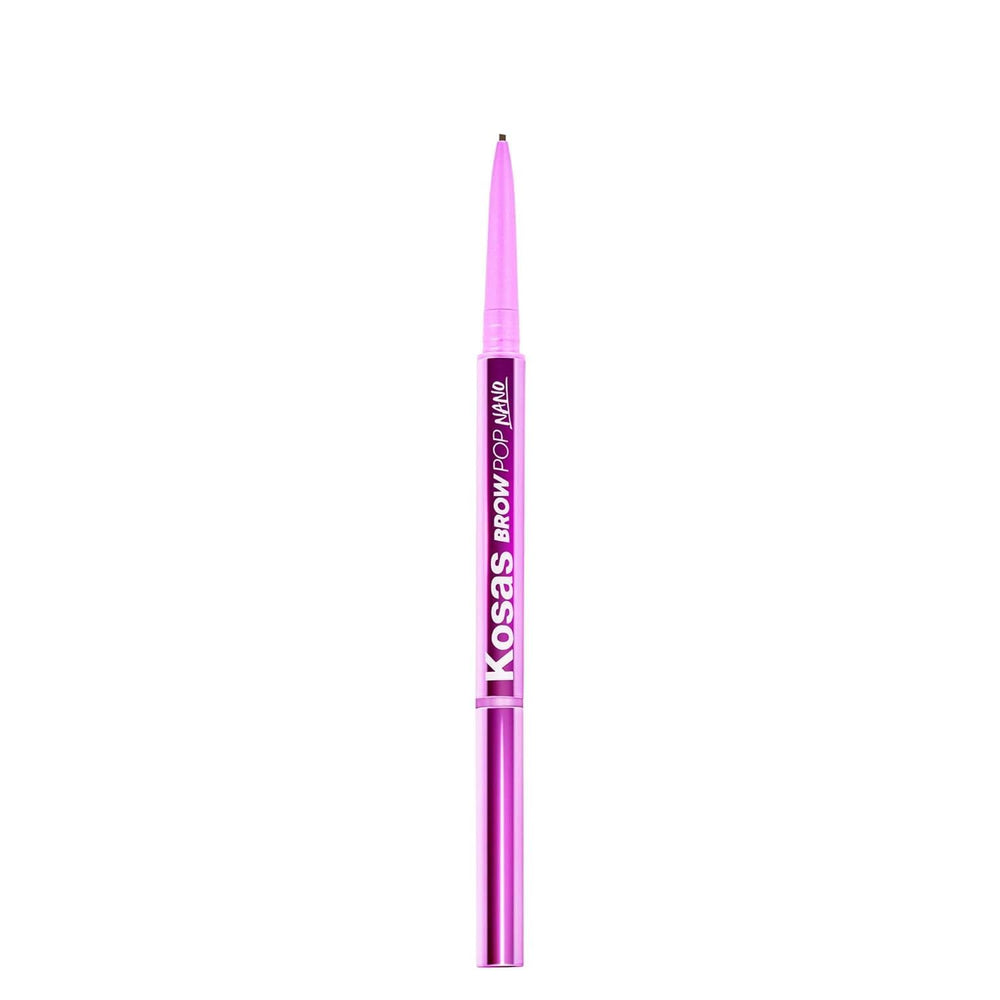 Kosas Brow Pop Nano tip close-up for ultra-fine 1mm precision on natural brows