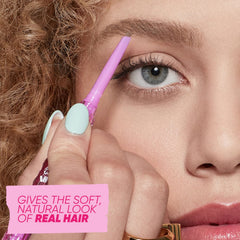 Kosas Brow Pop thick-side fills sparse brows with lasting color.