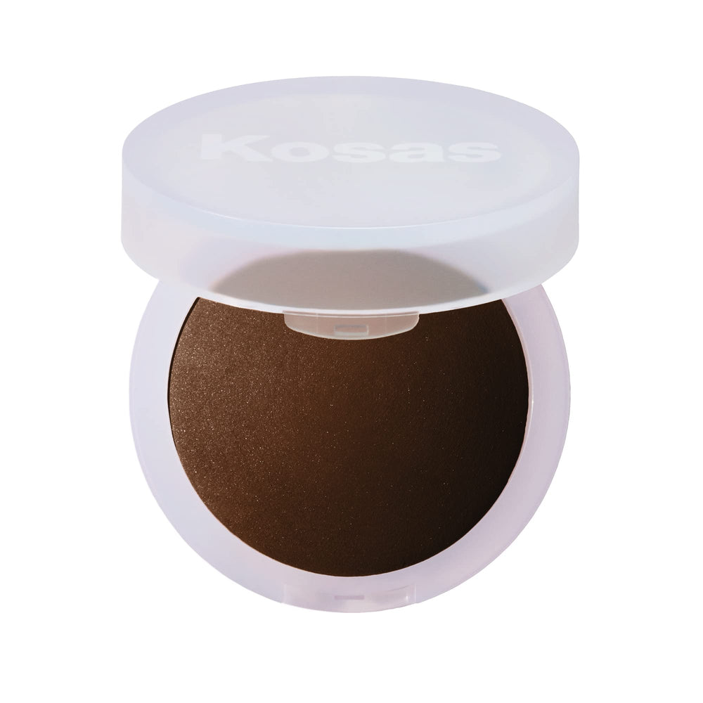Kosas Cloud Set soft-focus compact close-up showing pore-blurring finish for smooth skin