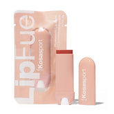 Kosas Lipfuel Hyaluronic Active Sport Lip Balm packaging close-up showing compact design for on-the-go hydration.