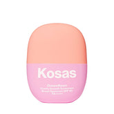 Kosas DreamBeam sunscreen bottle demonstrates portable protection for daily use