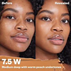 Kosas Revealer Concealer swatch in 7.5W for natural coverage.