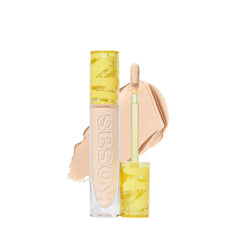 Kosas Revealer Concealer tube front shows medium coverage for a natural finish.