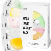 KOSBEAUTY NACIFIC 10-sheet pack front, ideal for organizing a varied skincare routine.