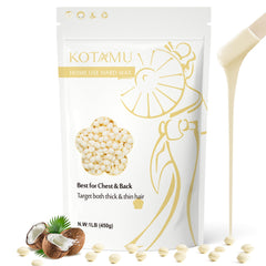 KOTAMU hard wax beads for gentle application on sensitive skin.