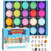 Kottke bath bombs with puppy inside for kids' surprise and color in bath.