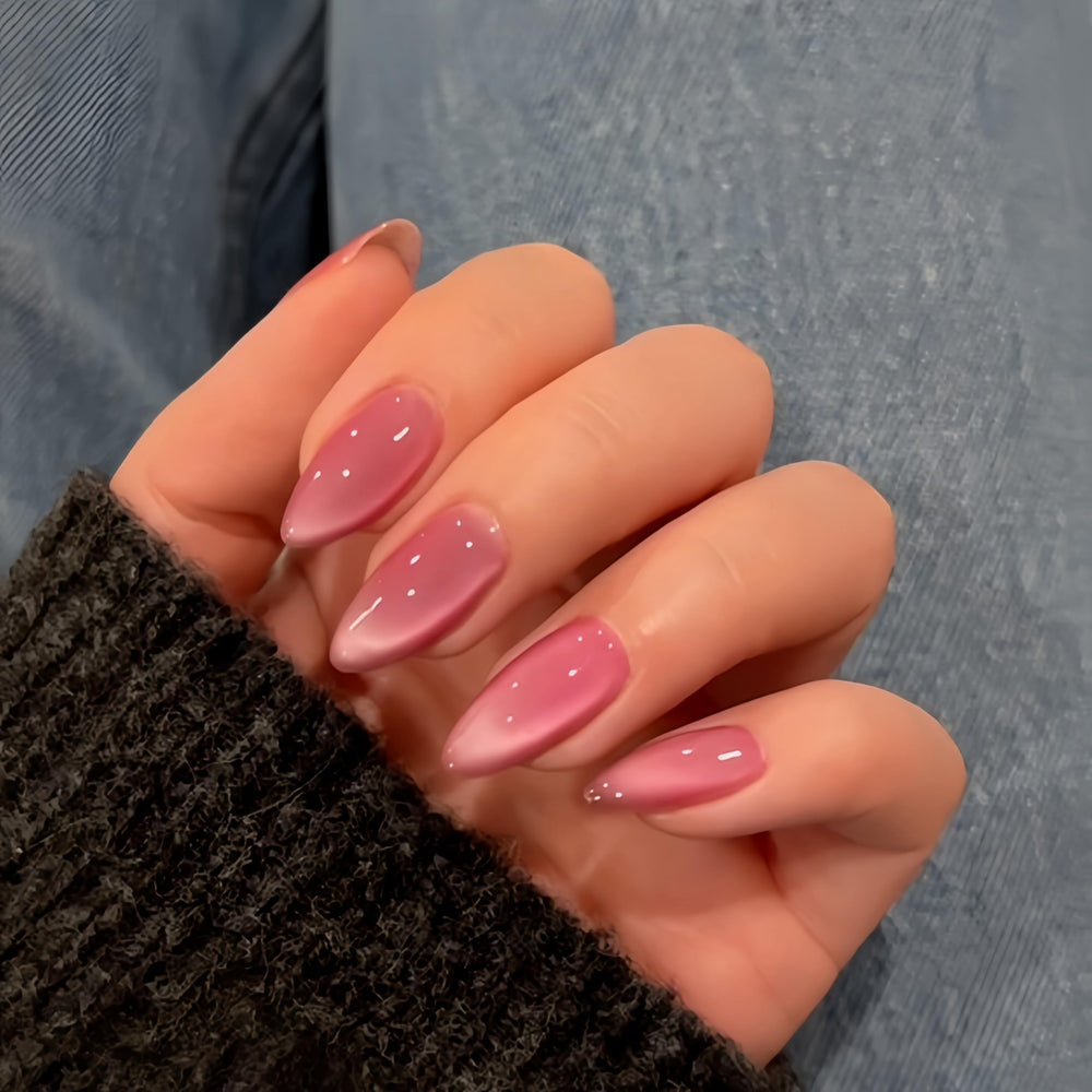 KQueenest cat eye nails almond shape for a polished everyday look