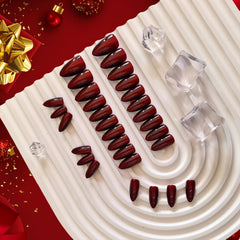 KQueenest Sparkly Shiny nails set enhances photo-ready shine.