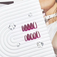 KQueenest thick natural fit press-on nails for comfortable wear