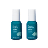 KraveBeauty Great Barrier Relief Serum Duo bottles shown for soothing redness and hydration.