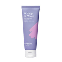 KraveBeauty Makeup Re-Wined jar front shows gentle makeup removal in action