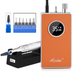 Kredioo Nail Drill control base with premium aluminum body for steady precision.