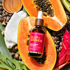 KREYÒL ESSENCE ingredients label highlights Moringa and Haitian Black Castor Oil.