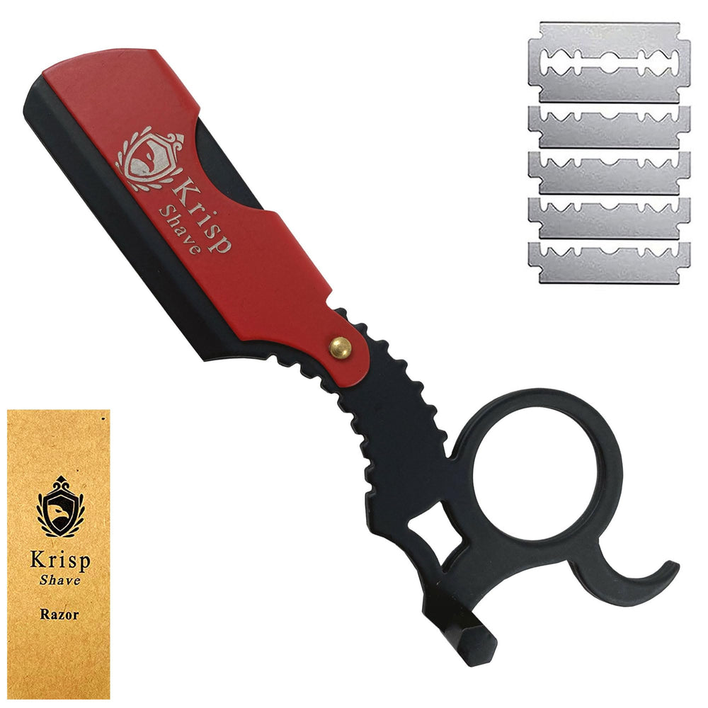 Krisp Beauty Pro Straight Razor Kit for precise close shave