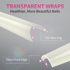Krofaue soft gel acrylic material nails feel light and durable.
