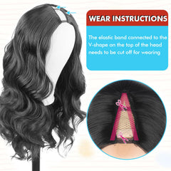 KRSI half wig natural hairline closeup for seamless blending.