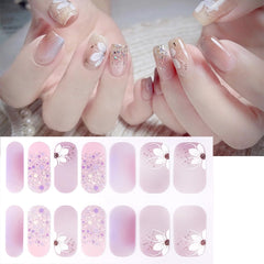 KRTBKR self-adhesive nail stickers for quick at-home salon results.