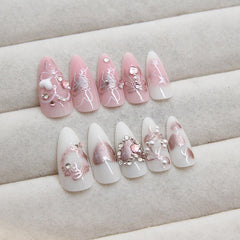 KRTBKR silver star glitter nails for festive styling and easy wear