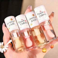 KTouler Honey Milk lip oil bottle with silky hydration and glossy shine