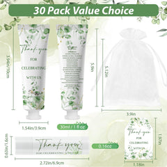 Kuabiz sage green eucalyptus theme packaging close-up for event decor.