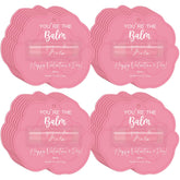 Kuabiz Valentines lip balm with greenery eucalyptus design for bulk gifting and hydration.