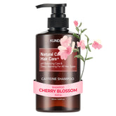 KUNDAL Korean Caffeine Scalp Shampoo bottle delivering a refreshed scalp.