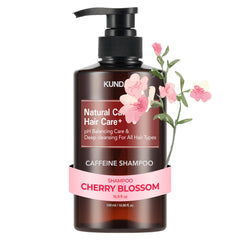KUNDAL Korean Caffeine Scalp Shampoo bottle delivering a refreshed scalp.