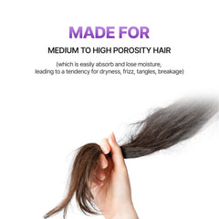 KUNDAL shampoo lather applied to palm showing gentle cleansing